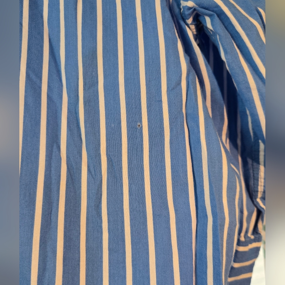 Lauren Ralph Lauren Striped Long Sleeved Sleep Dress Nightgown 💤 - Picture 8 of 11